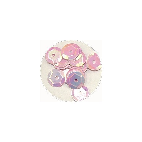 Pailleten cup 8mm lichtrose 10 gram
