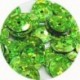 Pailleten cup 10mm groen disco 10 gram