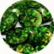 Pailleten cup 10mm groen disco 10 gram