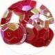 Pailleten cup 10mm cerise 10 gram