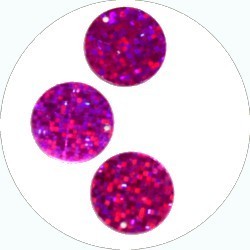 Pailletten hang rond 15mm disco rose 10gr/ca 166