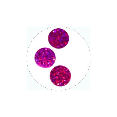 Pailletten hang rond 15mm disco rose 10gr/ca 166