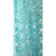 Nylon tube 4mm aqua/zilver p.m.