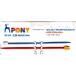 Pony kinderbreinaald maat 4 18cm per paar