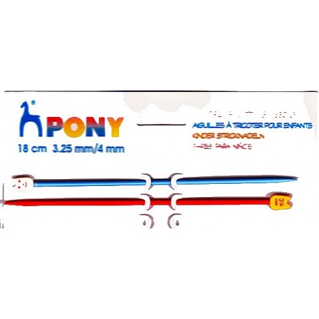 Pony kinderbreinaald maat 4 18cm per paar