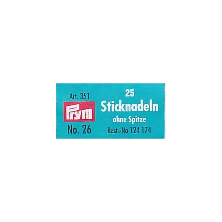 Prym borduurnaalden nr.26 per stuk