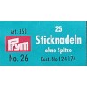 Prym borduurnaalden nr.26 per stuk