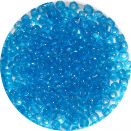 Rocallles 9/0 transp blauw 25gr