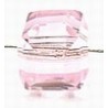 Kubus kristal12mm rose AB