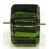 Kubus kristal 10mm groen AB