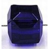 Kubus kristal 12mm donkerblauw AB