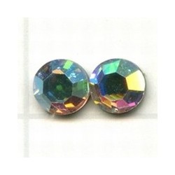 Swarovski plakkristal 6.5mm kristal AB p st