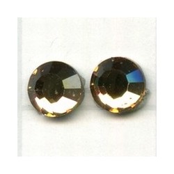 Swarovski plakkristal 7mm colorado topaasbr. p.st