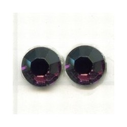 Swarovski plakkristal 7mm amethist p. st