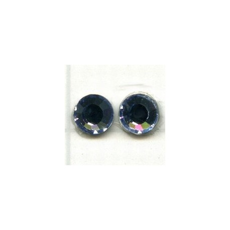 Swarovski plakkristal 6.5 mm l. saffierblauw p.st