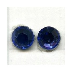 Swarovski plakkristal 6.5 mm saffierblauw p.st