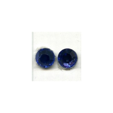 Swarovski plakkristal 6.5 mm saffierblauw p.st