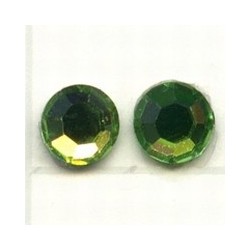 Swarovski plakkristal 7mm peridootgroen p.st