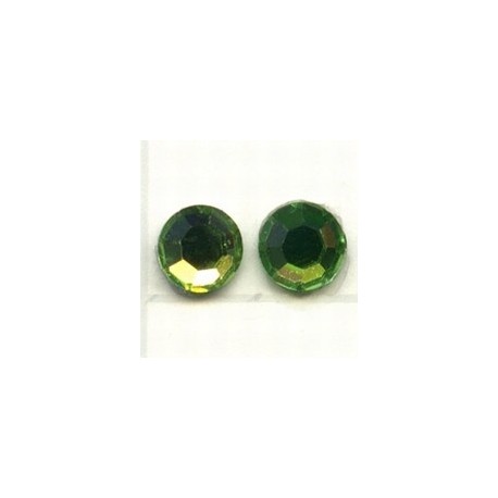 Swarovski plakkristal 7mm peridootgroen p.st