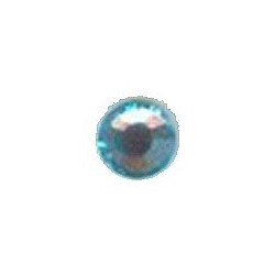 Swarovski plakkristal 7mm aquamarine p.st