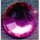Swarovski plakkristal 7mm roze p.st