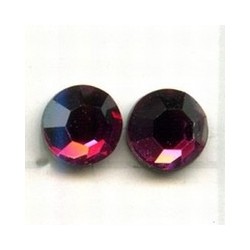 Swarovski plakkristal 7mm fuchsia p.st