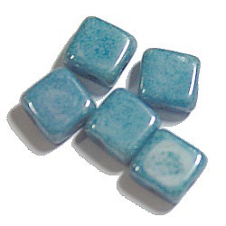 Silky beads 6mm opaque blauwgrijs 25st.