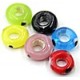 mini-donut glas multicolor m.stippen4x8mm 25st