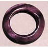 Schelpkraal 25mm open ring paars p.st