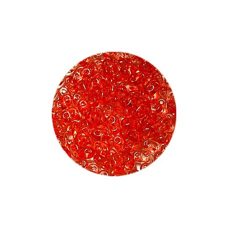 Twin Bead 2,5x5mm transparant oranje 10gram