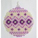 Borduurpakket Kerstbal 7x8cm