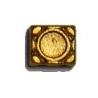 Spacer 2-rij 6x7mm voor 4mm plaksteen 5st. goudkl.