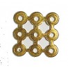 Tussenstuk 15x15mm goudkl. 5 stuks