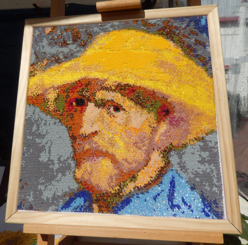 Vincent van Gogh telpatroon kralen borduren